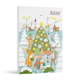 Adventný kalendár 24 ks čokolád